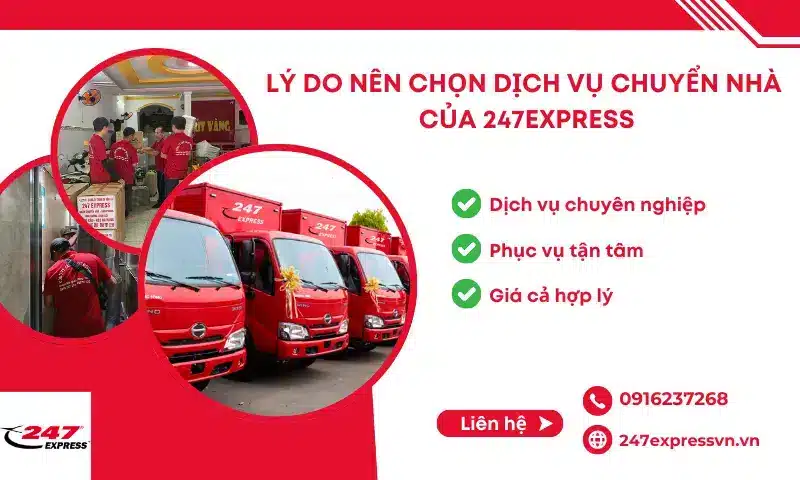 Chuyển nhà trọn gói Quận 2 tại 247Express với chất lượng dịch vụ chuyên nghiệp và mức giá cạnh tranh