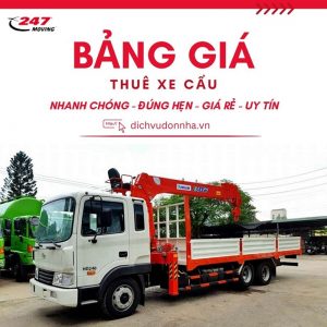 Bảng giá cho thuê xe cẩu
